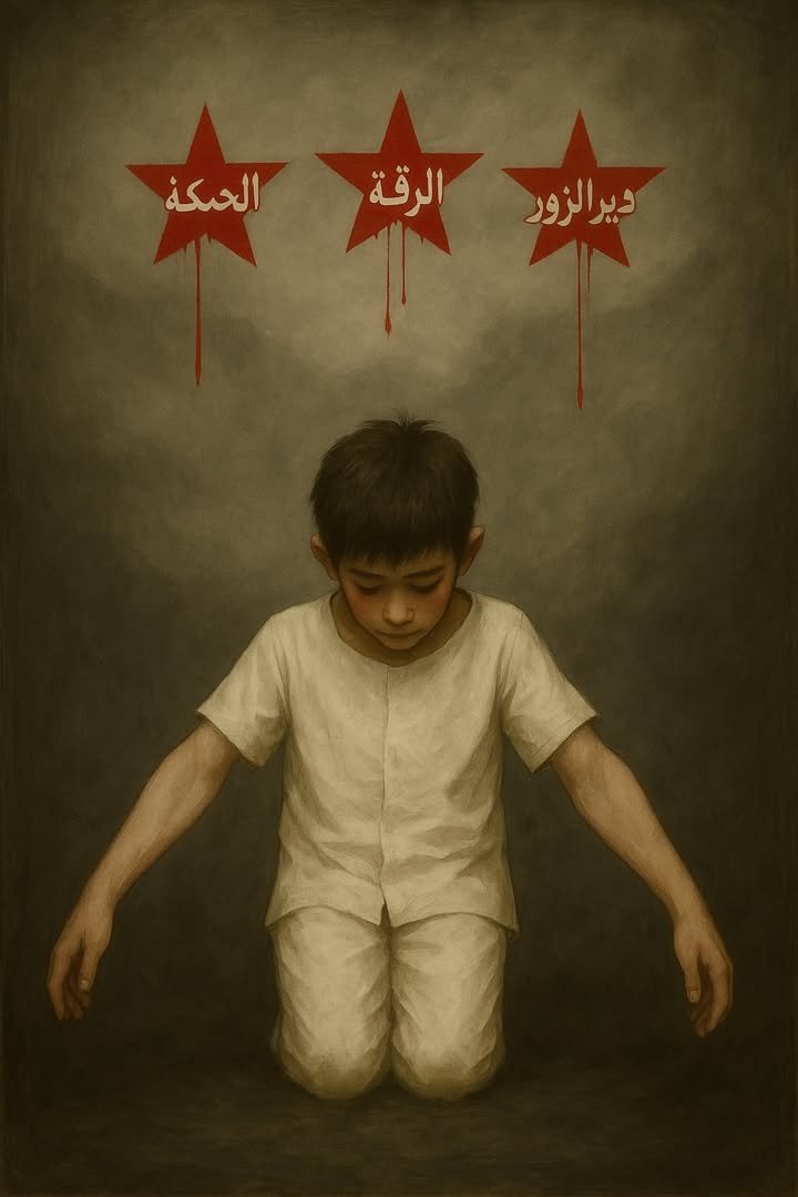 بينما يحتفل السوريون بهوية بصرية جديدة، تُرسَم هويتنا نحن بدماء أطفالنا.

قسد، التي تحتل الجزيرة الع...