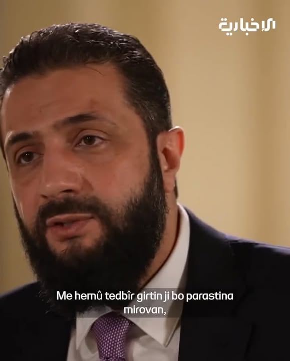 الرئيس الشرع: "نحن نتوخى العقلانية حماية لدماء الناس ولأننا نعلم أن في النزاعات العسكرية قد تحصل بعض...